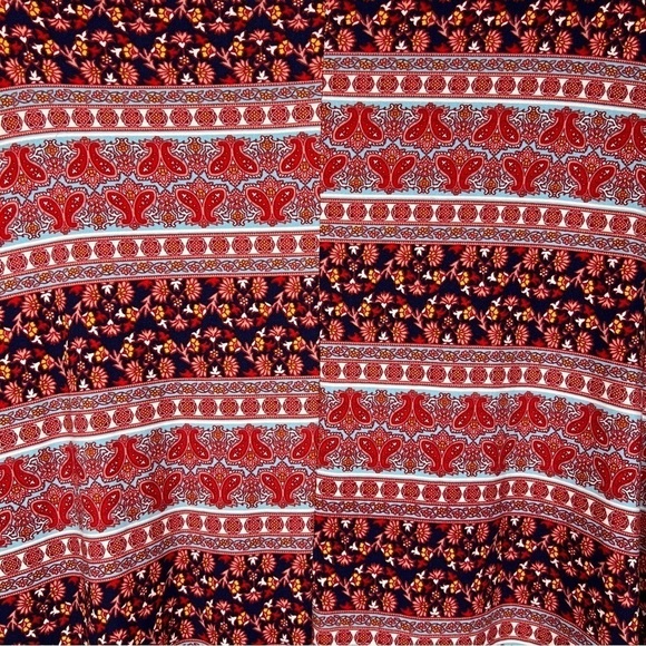 NEW 3x JOE BOXER RED FLORAL PAISLEY BOHO   STRETCH PLUS CASUAL SHRUG - Picture 7 of 11